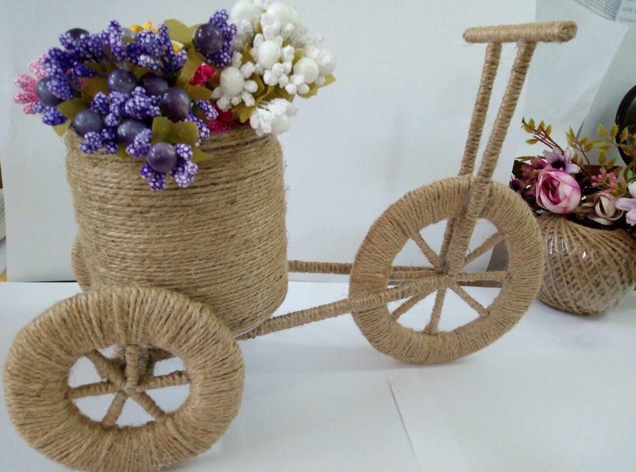 ВЕЛОСИПЕД Декоративный Мастер-Класс / Подарок Своими Руками / BIKE decorative master class /DIY gif