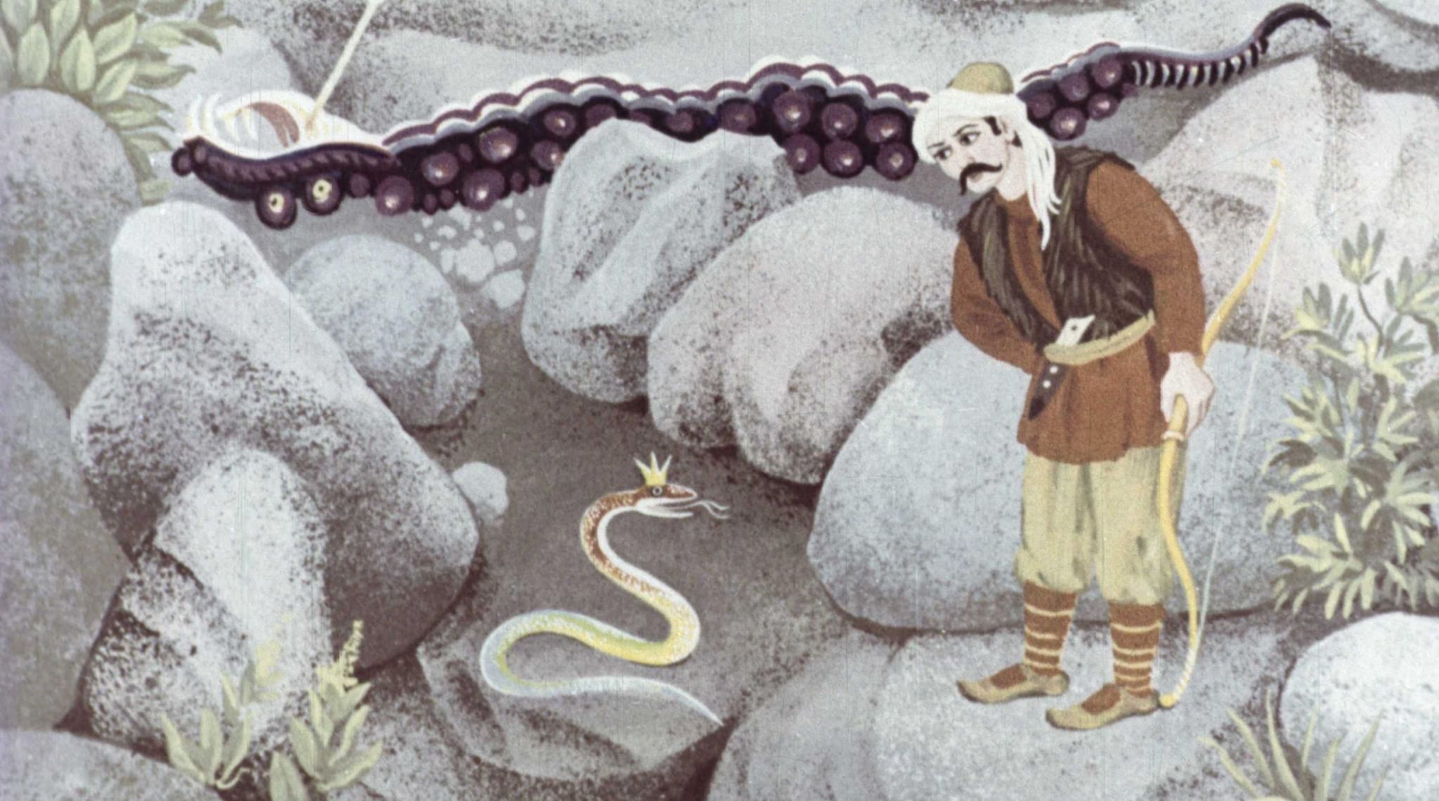 Марийская сказка «язык змей»
