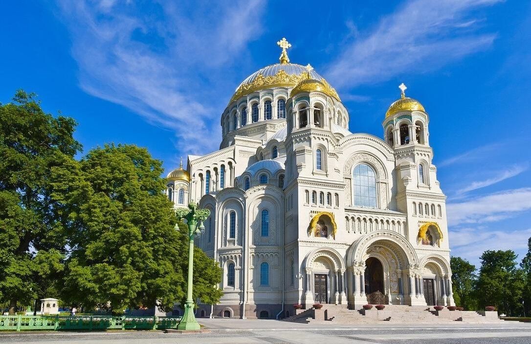 St Nicholas Naval Cathedral in Kronstadt