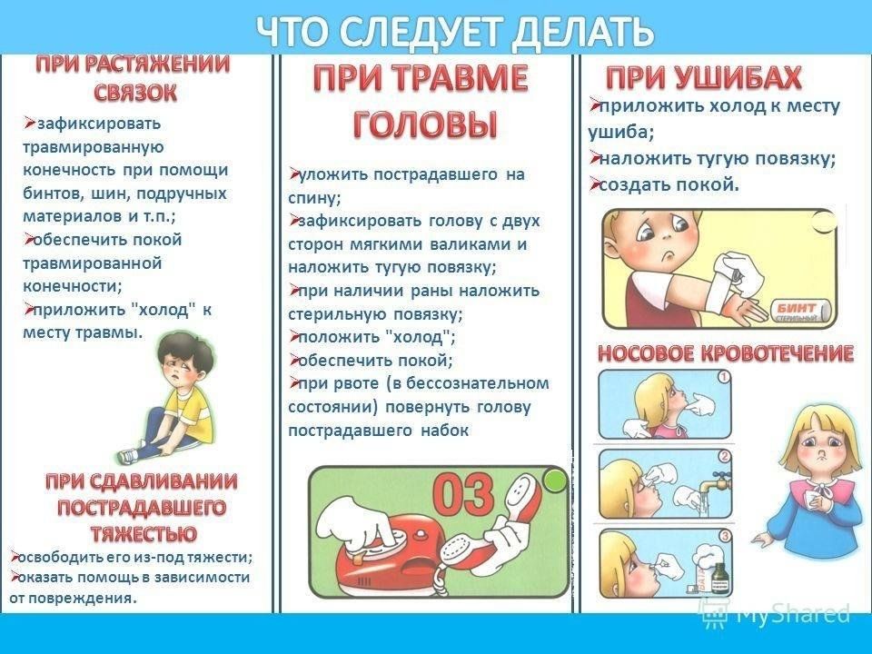 Первая помощь 1 4 класс. Памятка по оказанию первой медицинской помощи для детей. Памятка оказания первой помощи. Травмы и повреждения памятка. Памятка по оказанию первой помощи при травмах