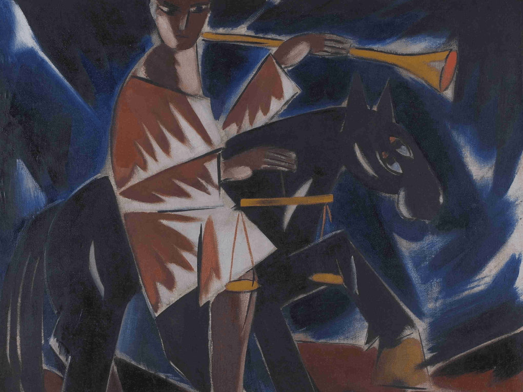 Алексей Рыбников. Апокалипсис (фрагмент). 1918. Государственный музей искусств им. И.В. Савицкого, Нукус, Республика Каракалпакстан