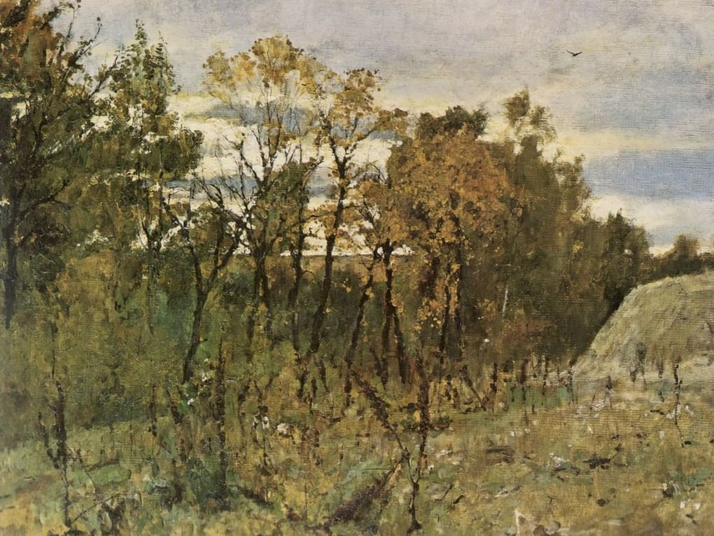 Валентин Серов. Осенний вечер в Домотканово (фрагмент). 1886. Государственная Третьяковская галерея, Москва