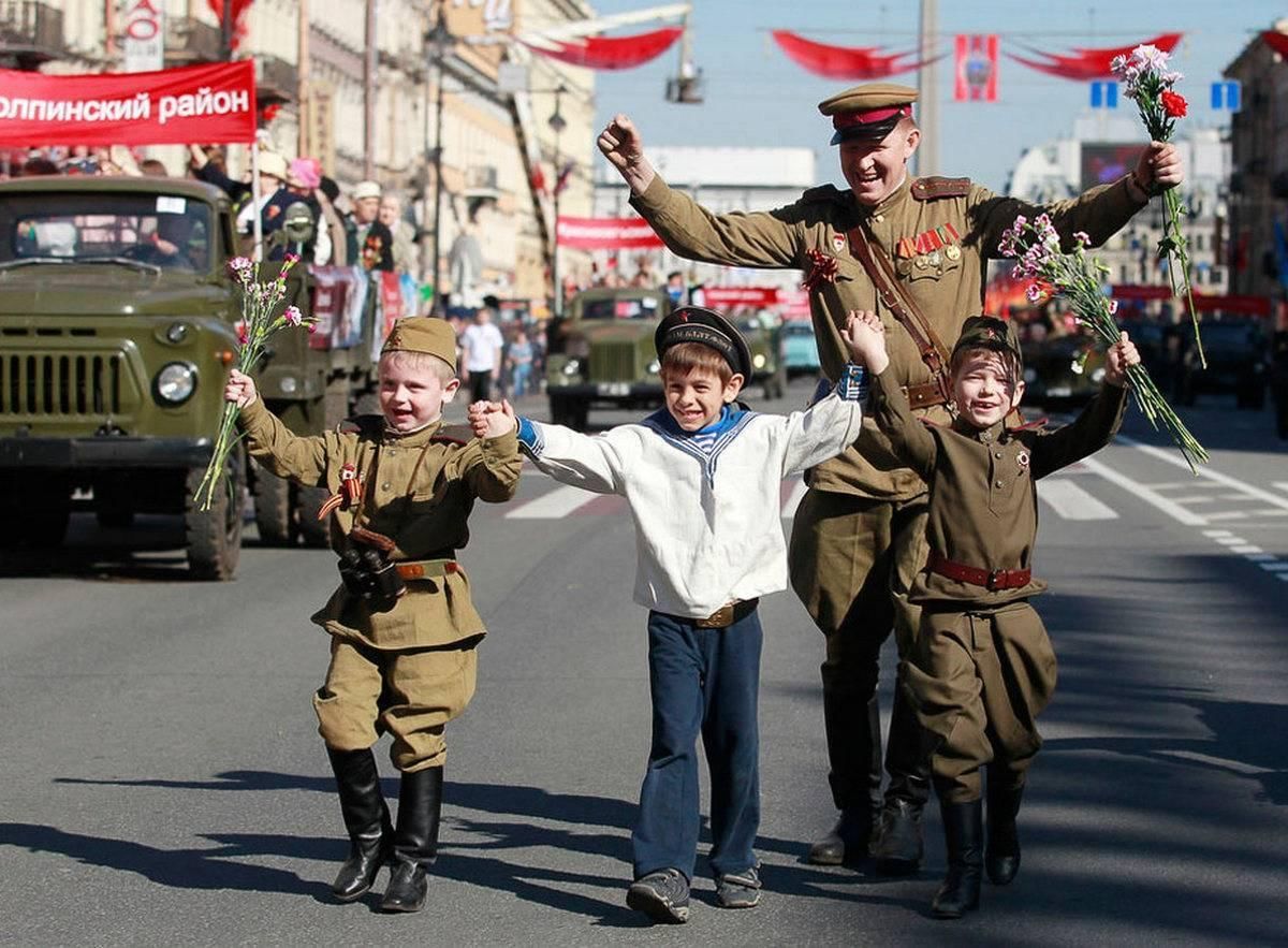 Празднование 9 мая фото