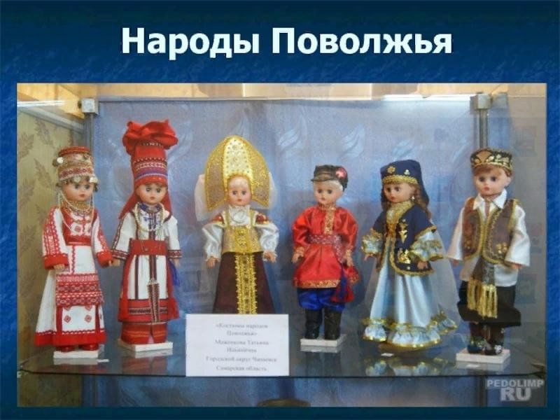 У каких народов поволжья. Народы Поволжья. Национальные костюмы народов Поволжья. Культура народов Поволжья. Куклы в костюмах народов Поволжья.