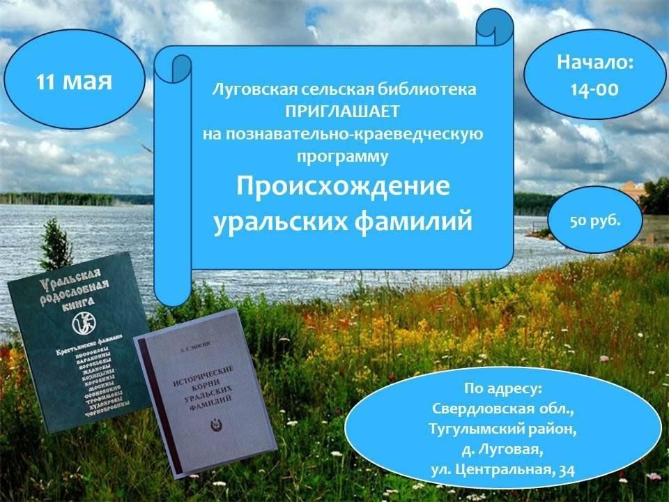 Уральские фамилии