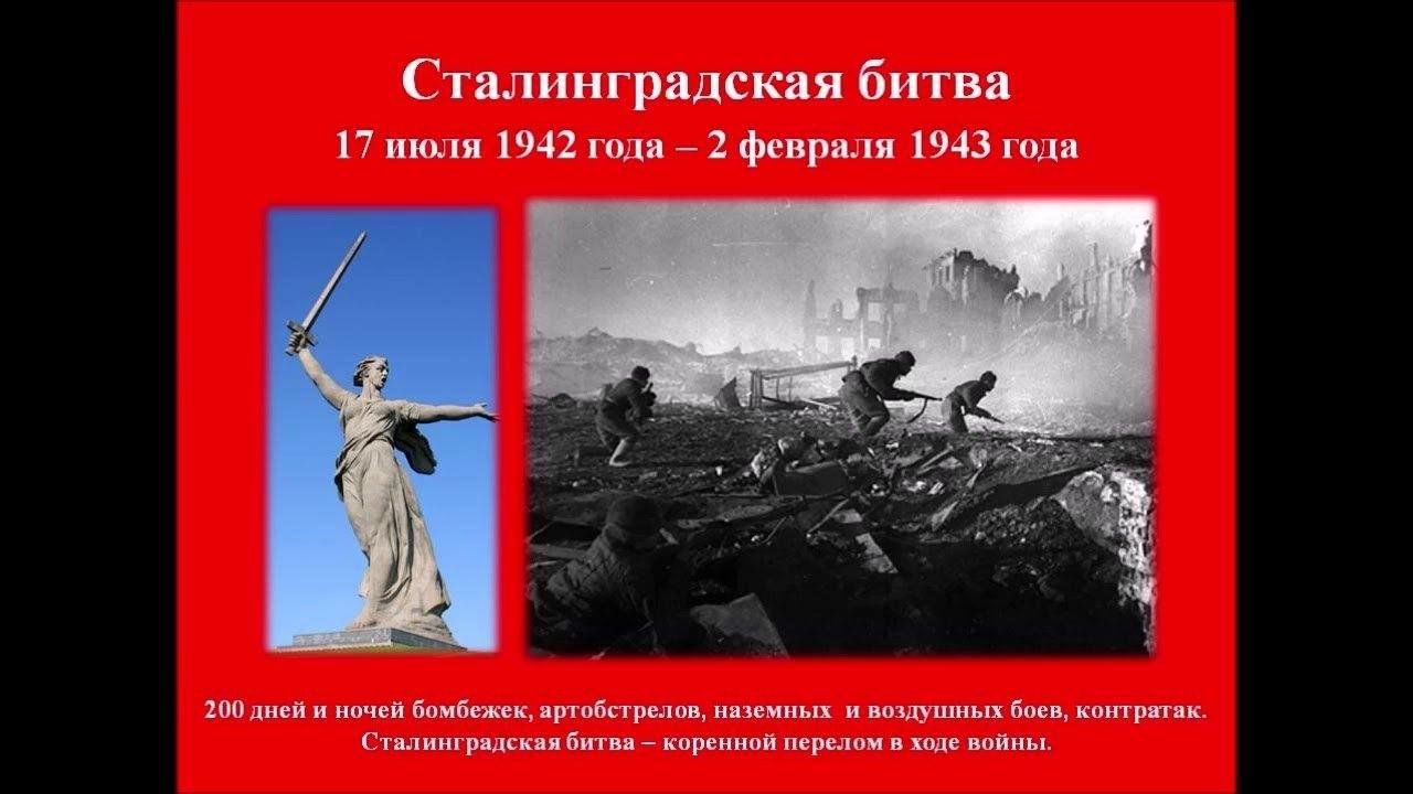 1942 Год Сталинградская битва