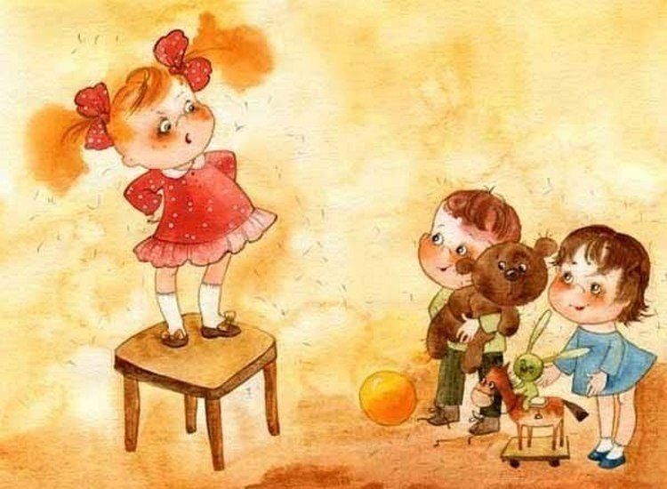Картинка ребенок читает стихи