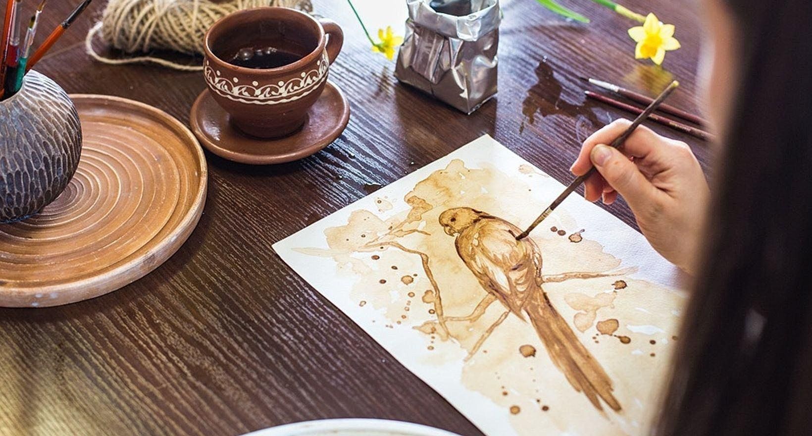 Мастер класс по кофе. Кофейная живопись мастер класс. Рисование кофе мастер класс. Мастер-класс кофе живопись. Живопись кофем.