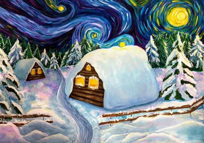 конкурс рисунков 2023 зима