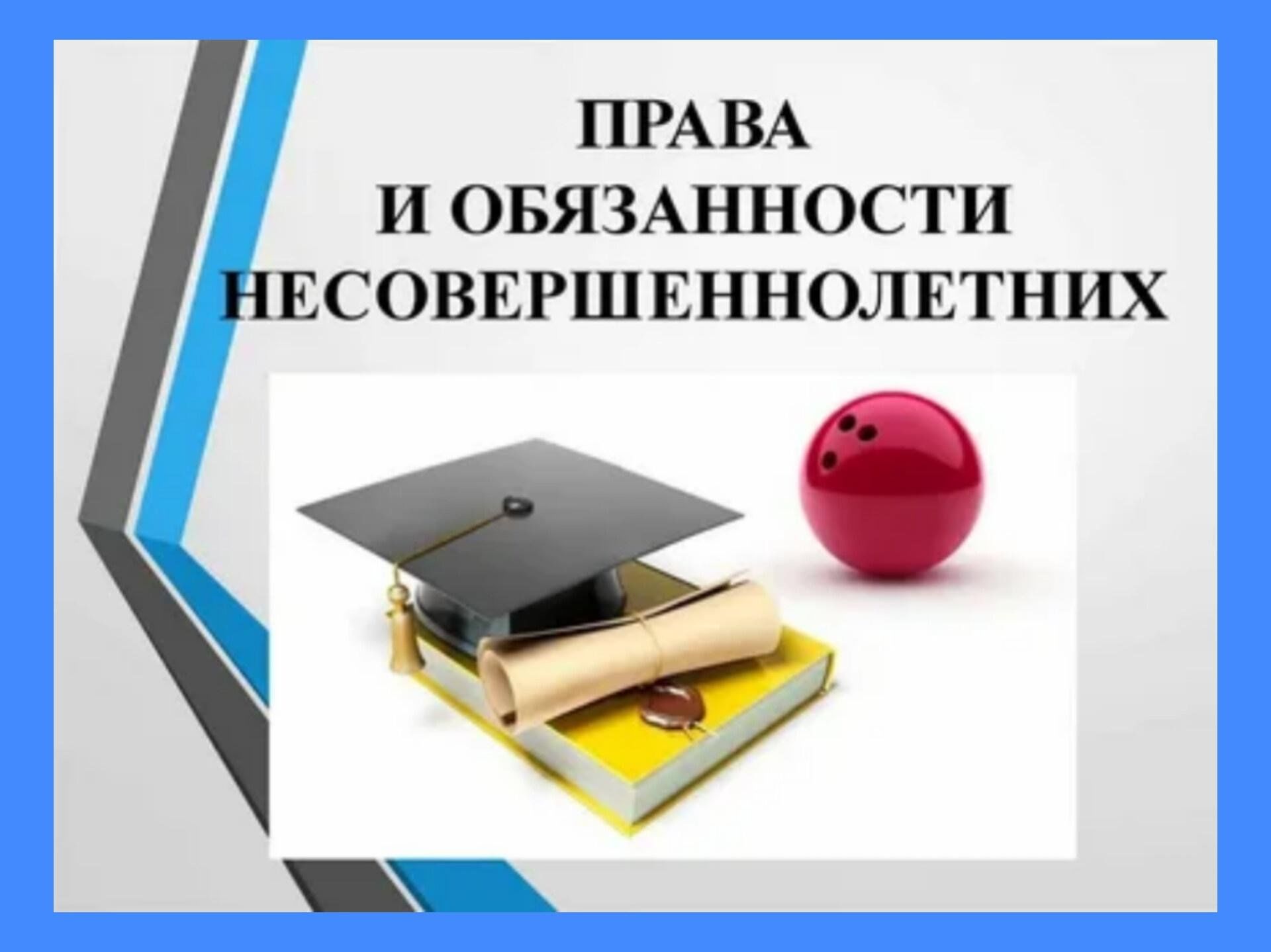 Беседа«Права и обязанности несовершеннолетних» 2024, Кукморский район —  дата и место проведения, программа мероприятия.