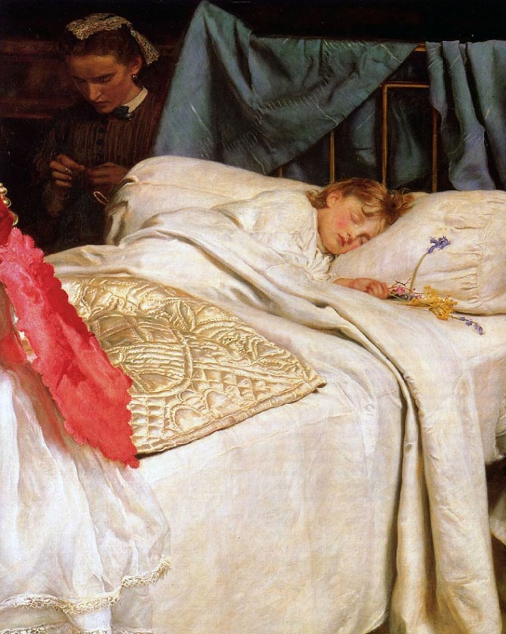 Джон Эверетт Милле. Сон. 1867. Частное собрание 