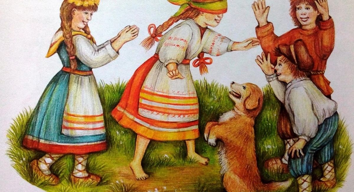 Картинки народные игры и забавы на руси для детей