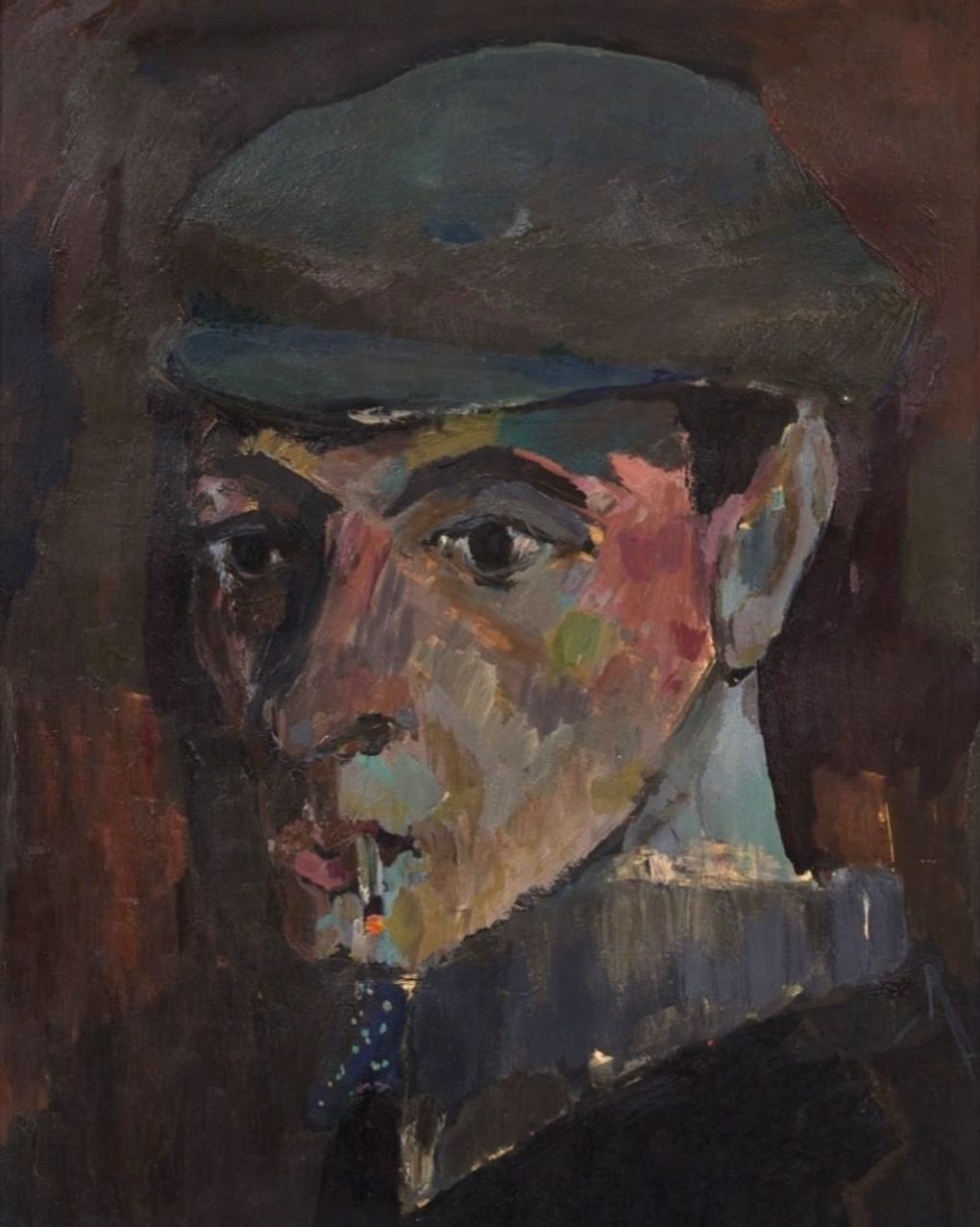 Эдуард Штейнберг. Автопортрет. 1961. Музей AZ, Москва