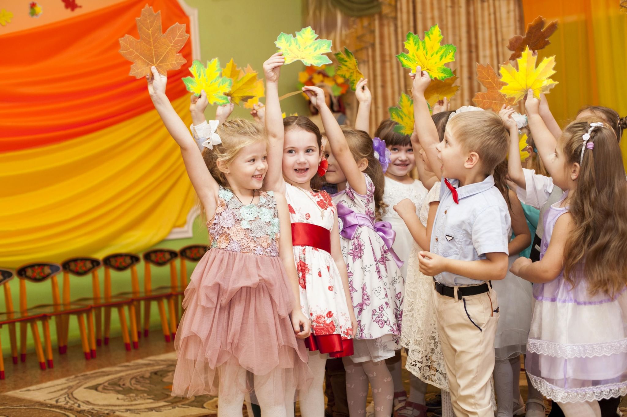 Фото с праздника осени в детском саду