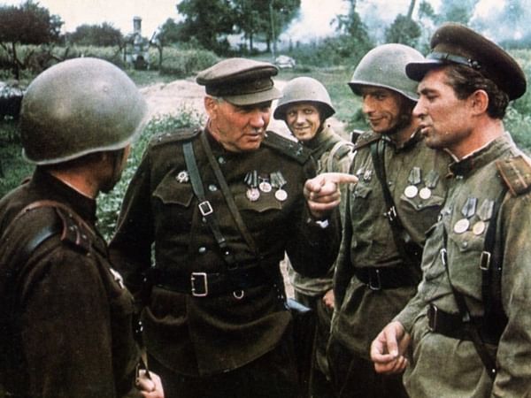 Кадр из киноэпопеи Юрия Озерова «Освобождение» (1967–1972)