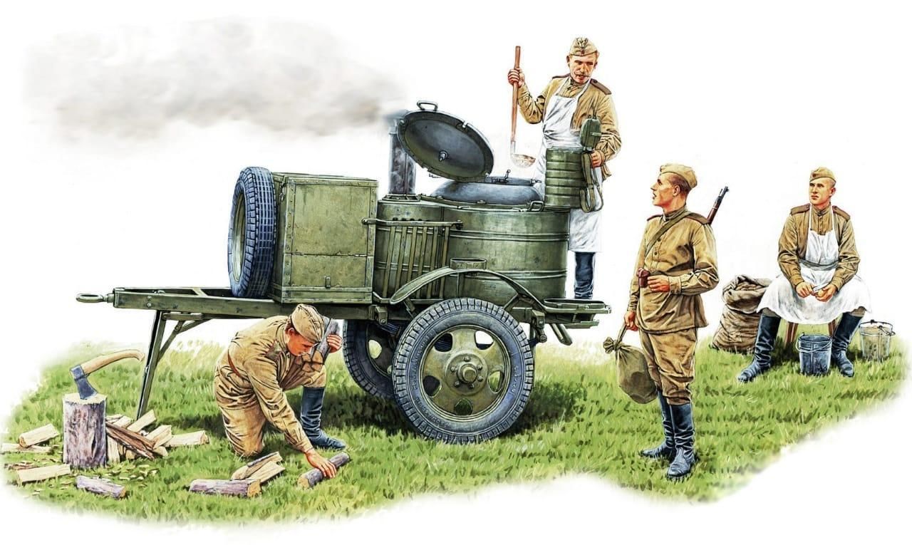 MINIART 35061 Soviet field Kitchen KP-42