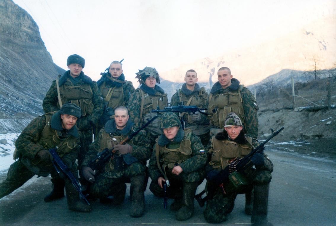 Аргунское ущелье Чечня 2001 год