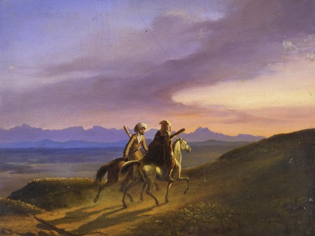 Михаил Лермонтов. Воспоминание о Кавказе. 1838. Литературный музей Института русской литературы (Пушкинский дом) Российской академии наук, Санкт-Петербург