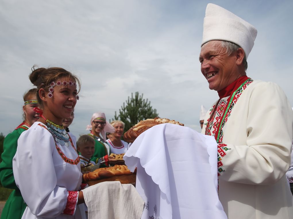Традиционный марийский праздник почитания святого Акпатыра. Фотография: Егор Алеев / ТАСС