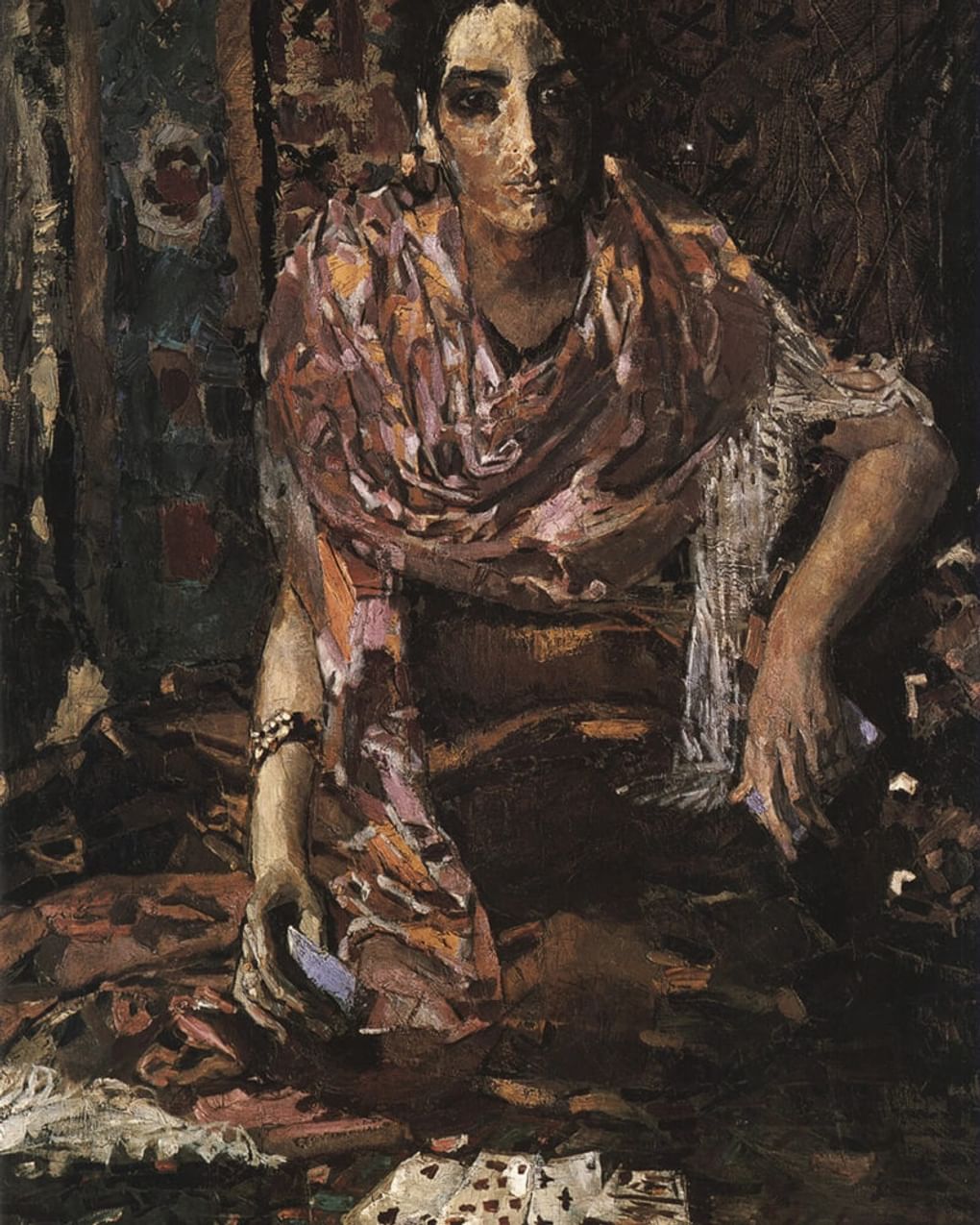 Михаил Врубель. Гадалка (фрагмент). 1895. Государственная Третьяковская галерея, Москва