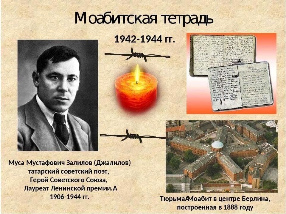 Муса джалиль моабитская тетрадь презентация