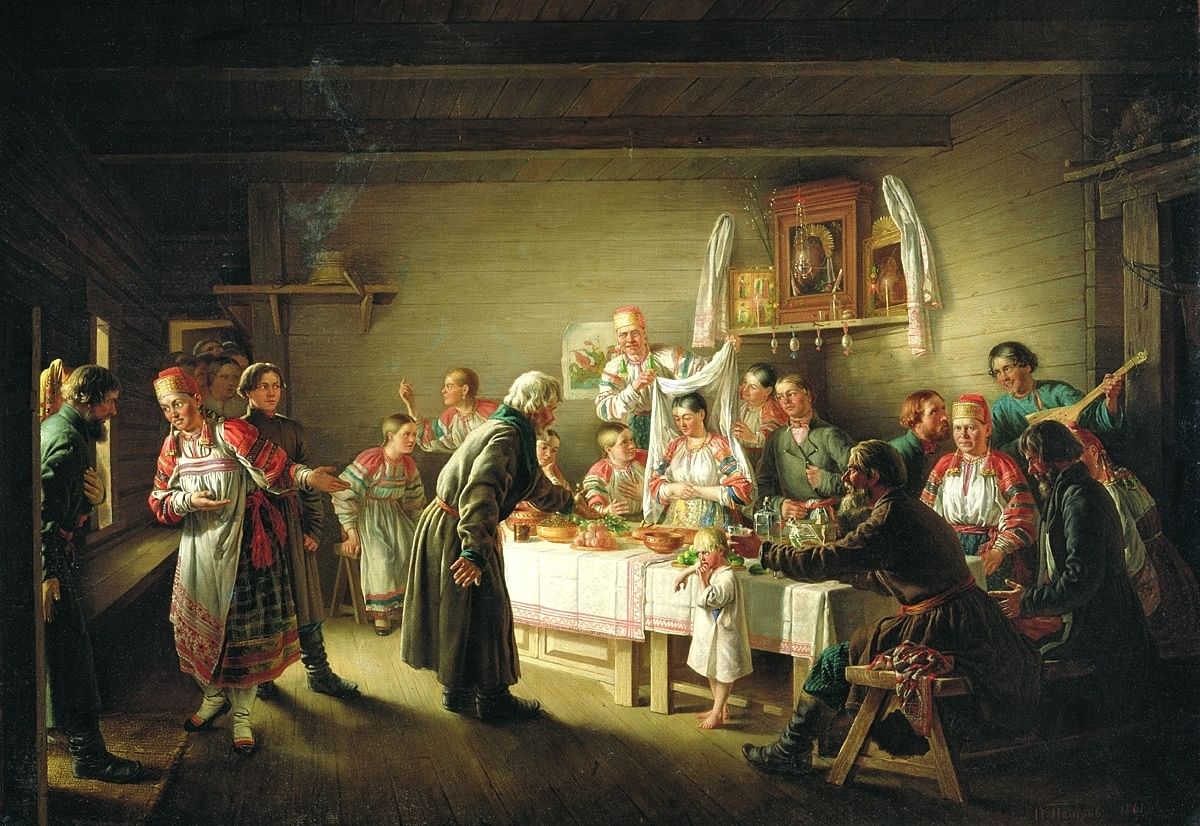 Петров н.п. «смотрины невесты», 1861 г