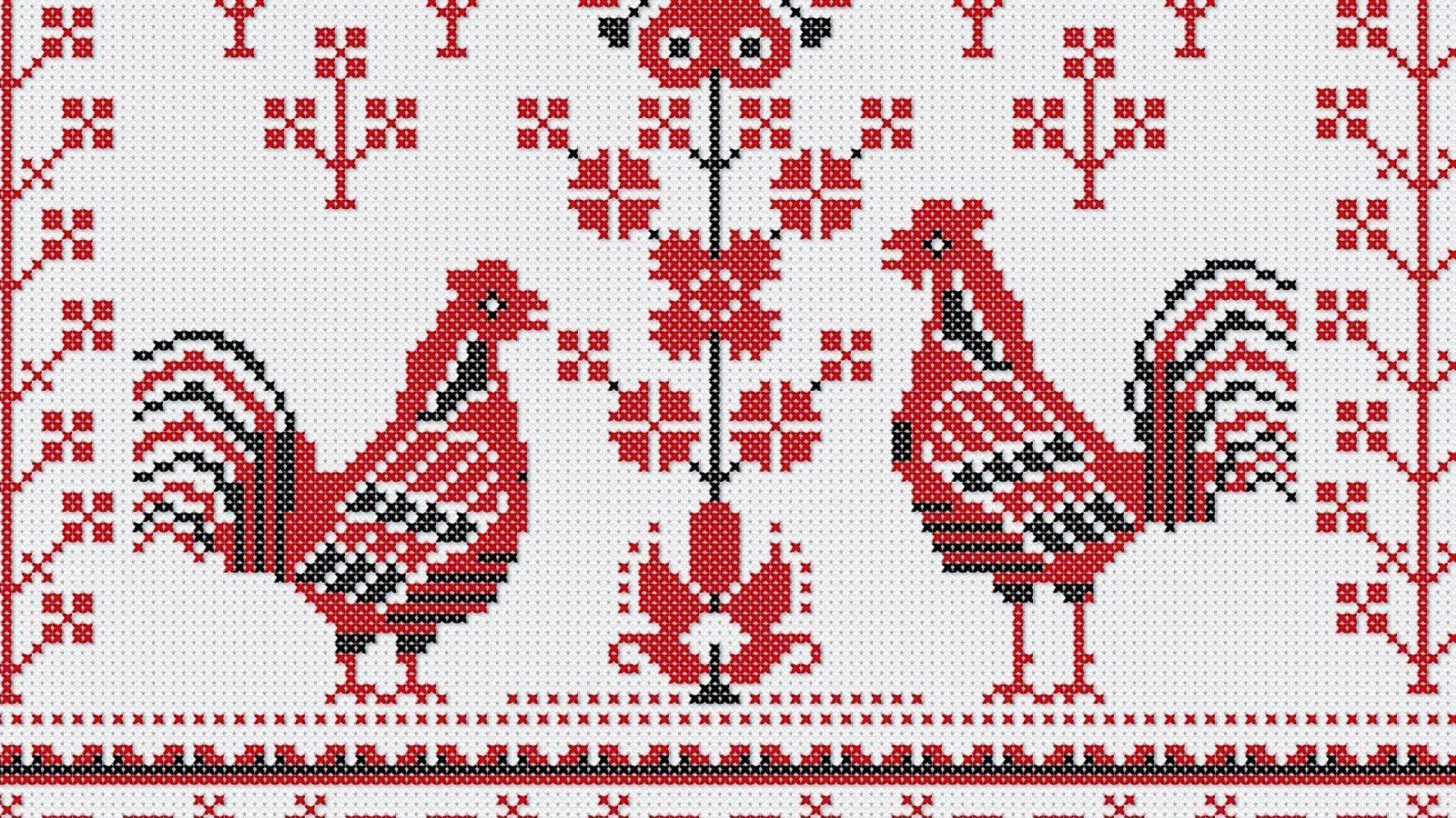 Схема русской вышивки крестиком. Народная вышивка птицы. Славянская вышивка птицы. Птица в русской вышивке. Птицы в русской народной вышивке.