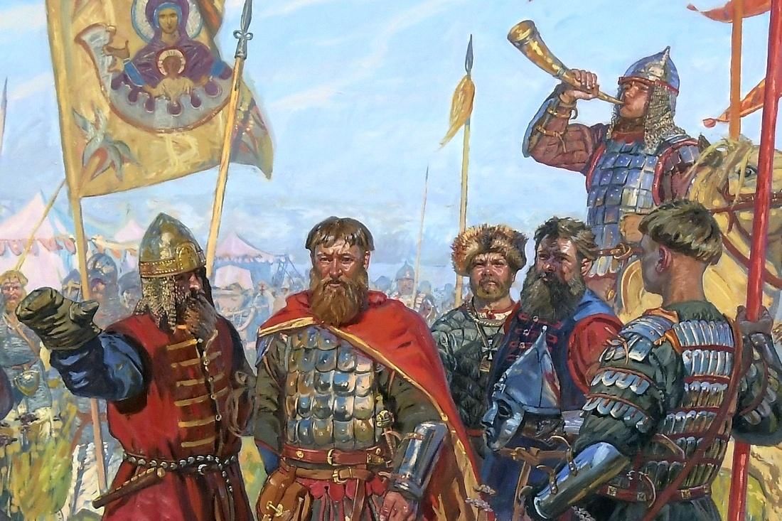 К полю куликову картина