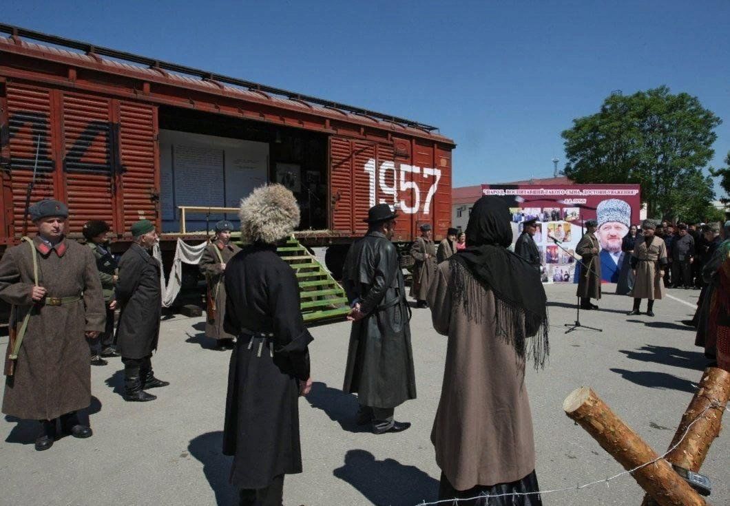 Фото депортации чеченцев