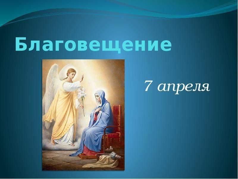 7 апреля благовещение картинки