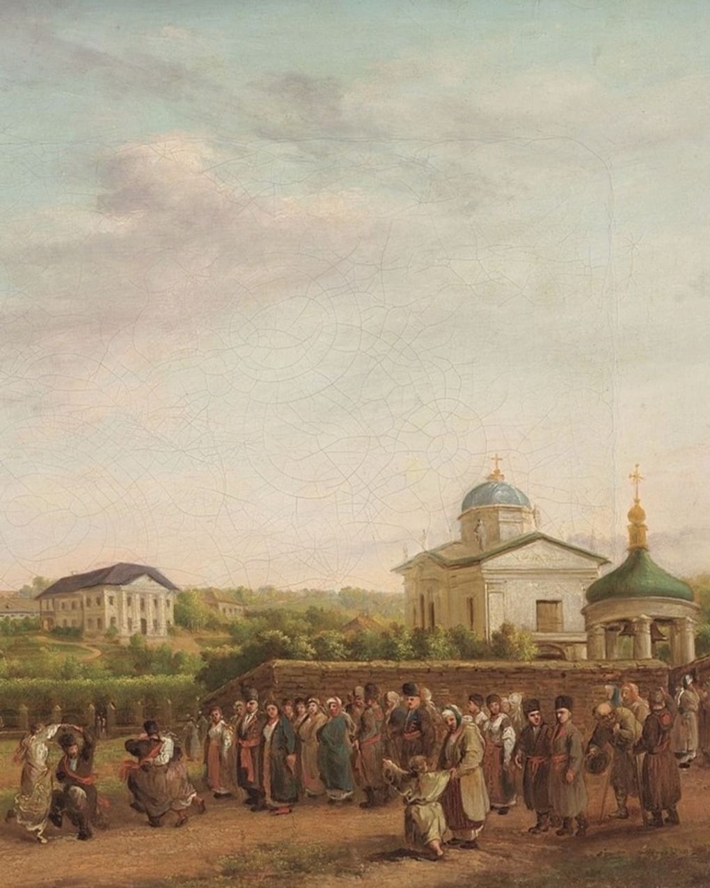 Василий Тропинин. Свадьба в Кукавке (фрагмент). 1821. Государственная Третьяковская галерея, Москва