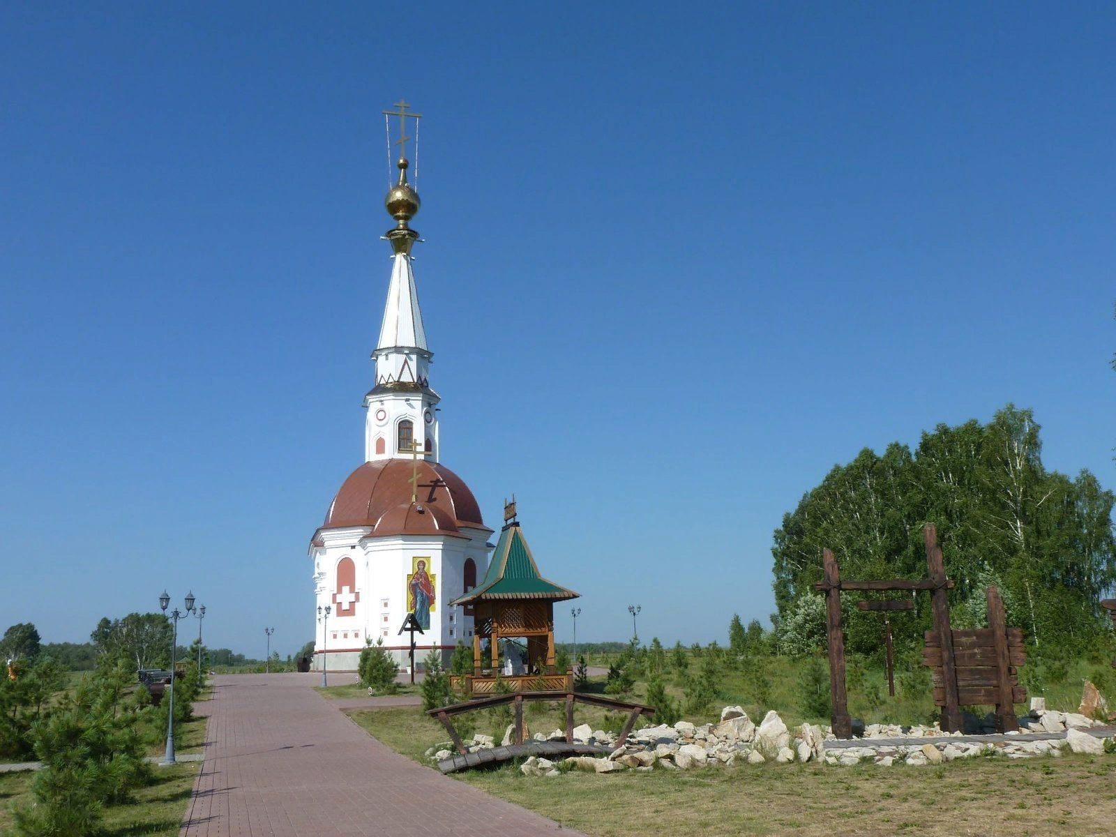 Мариинск часовня бревна