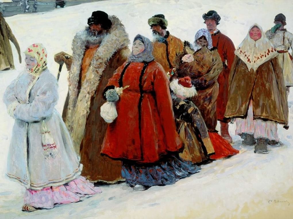 Сергей Иванов. Семья (фрагмент). 1907. Государственная Третьяковская галерея, Москва