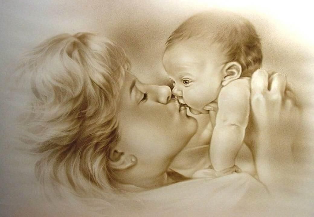 Картина день мам. Рисунок матери. Открытка мама с ребенком. Рисунок ко Дню матери. Рисунок для мамы.