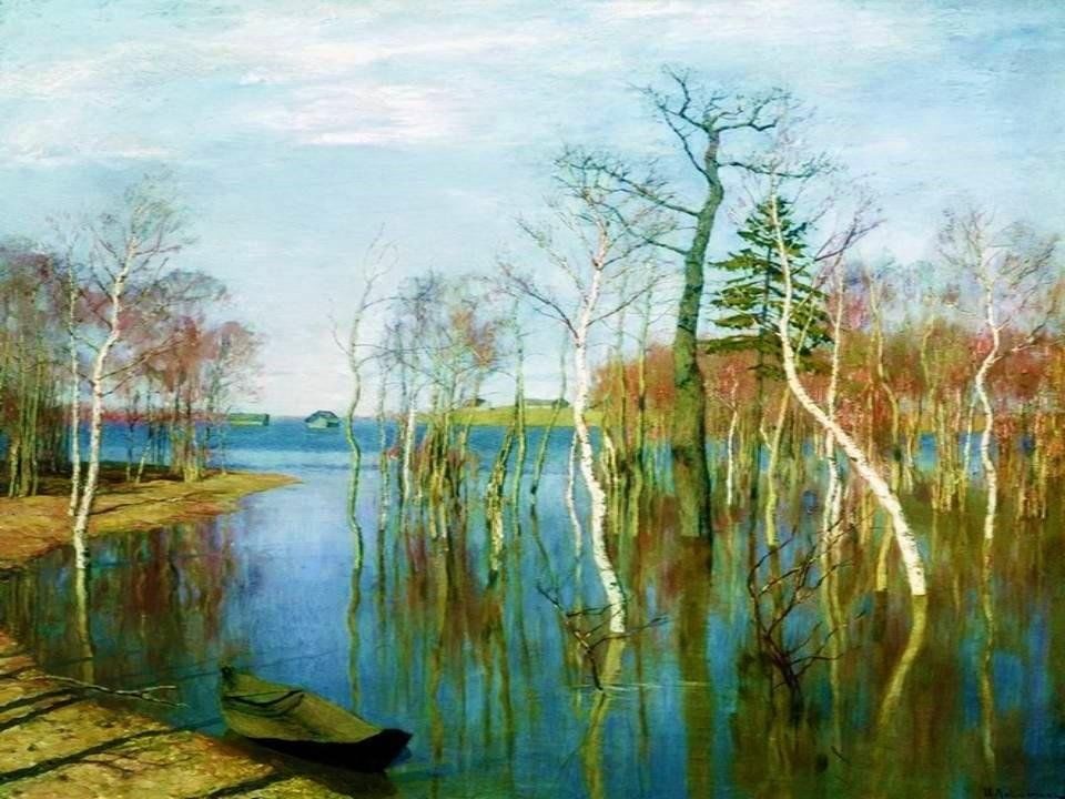 Картина и левитана большая вода