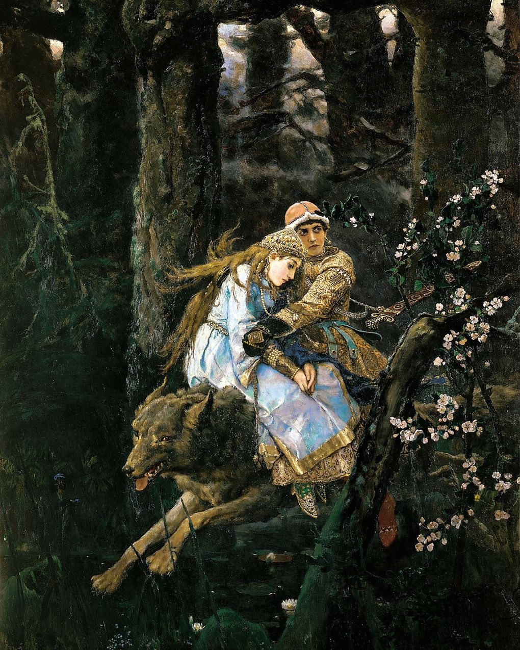 Виктор Васнецов. Иван-царевич на Сером Волке. 1889. Государственная Третьяковская галерея, Москва