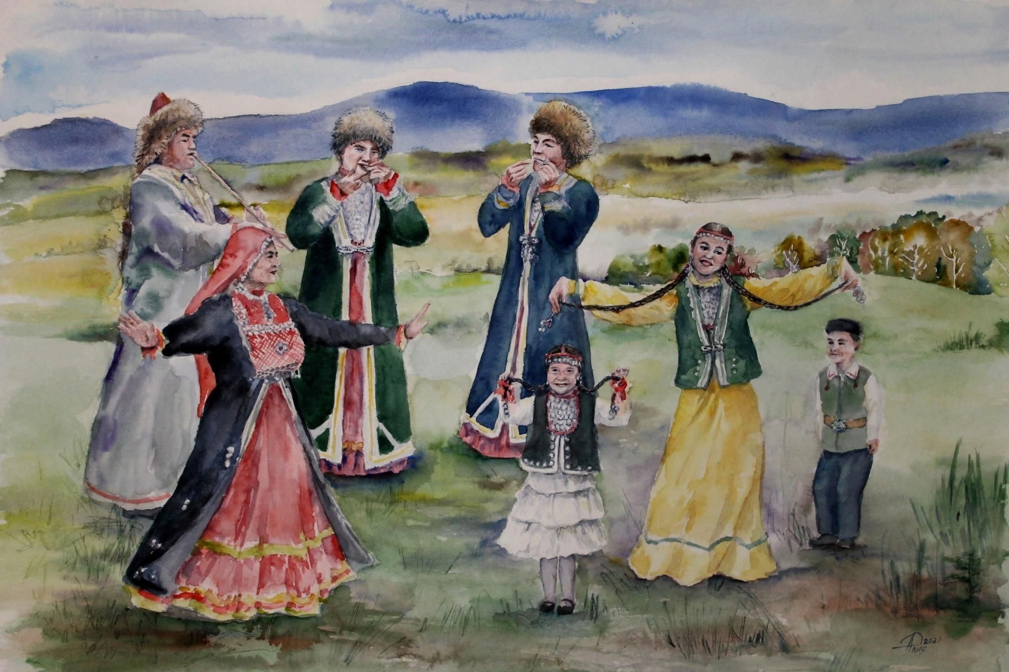 Башкирская культура рисунок