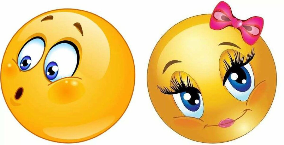 Рисунок смайлик девочка