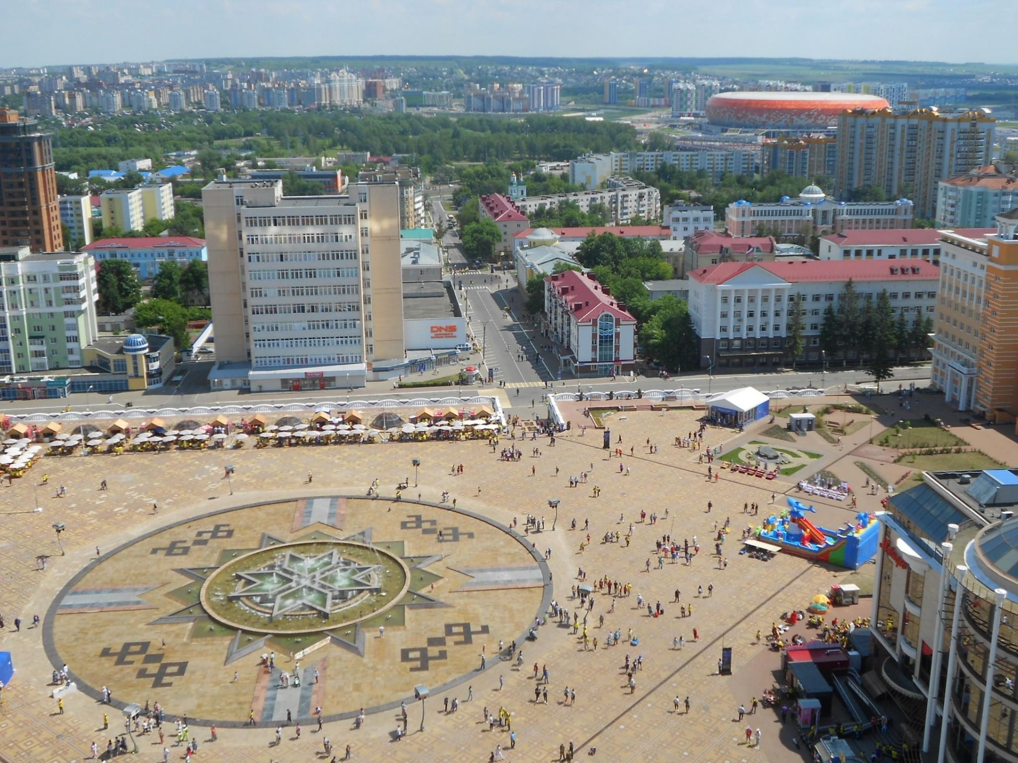 площадь тысячелетия в саранске