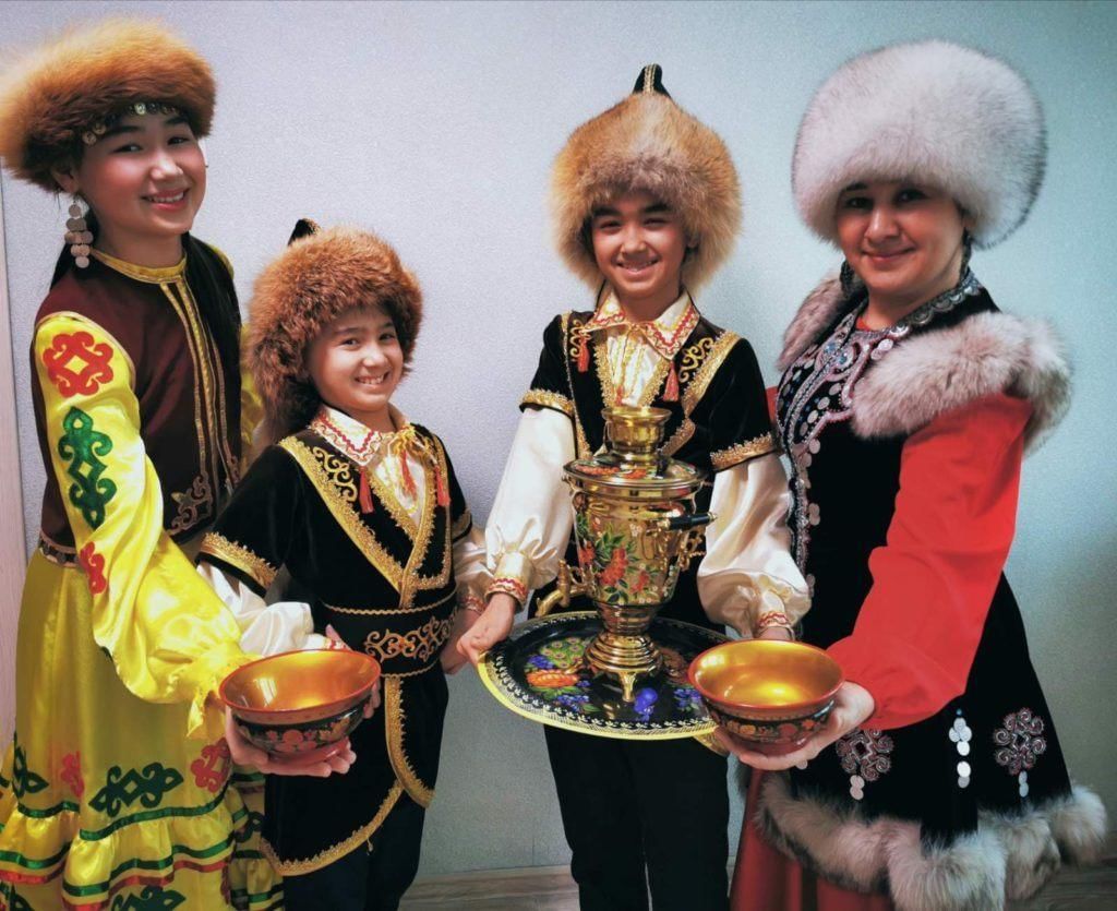 Детский башкирский национальный костюм