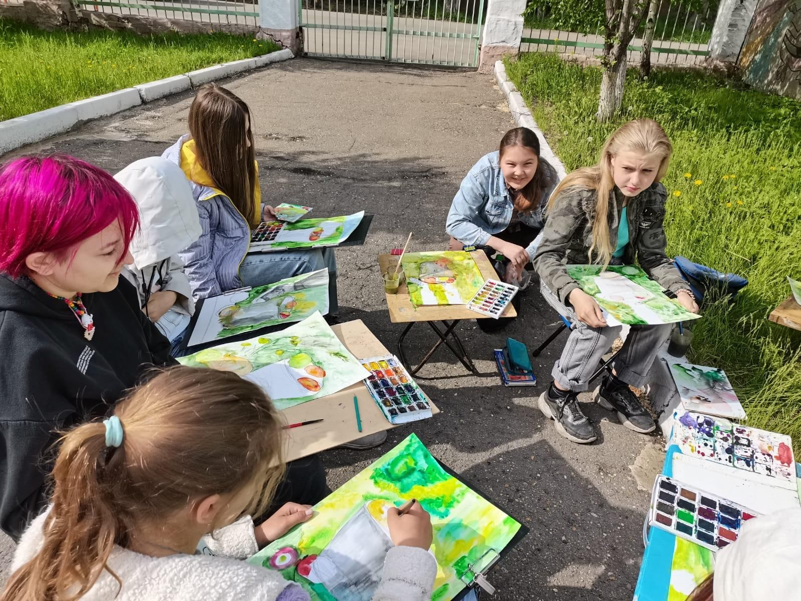 Межрегиональный конкурс. Дети на пленэре. Пленэр художка. Пленэр работы. РХУ пленэр 2022.