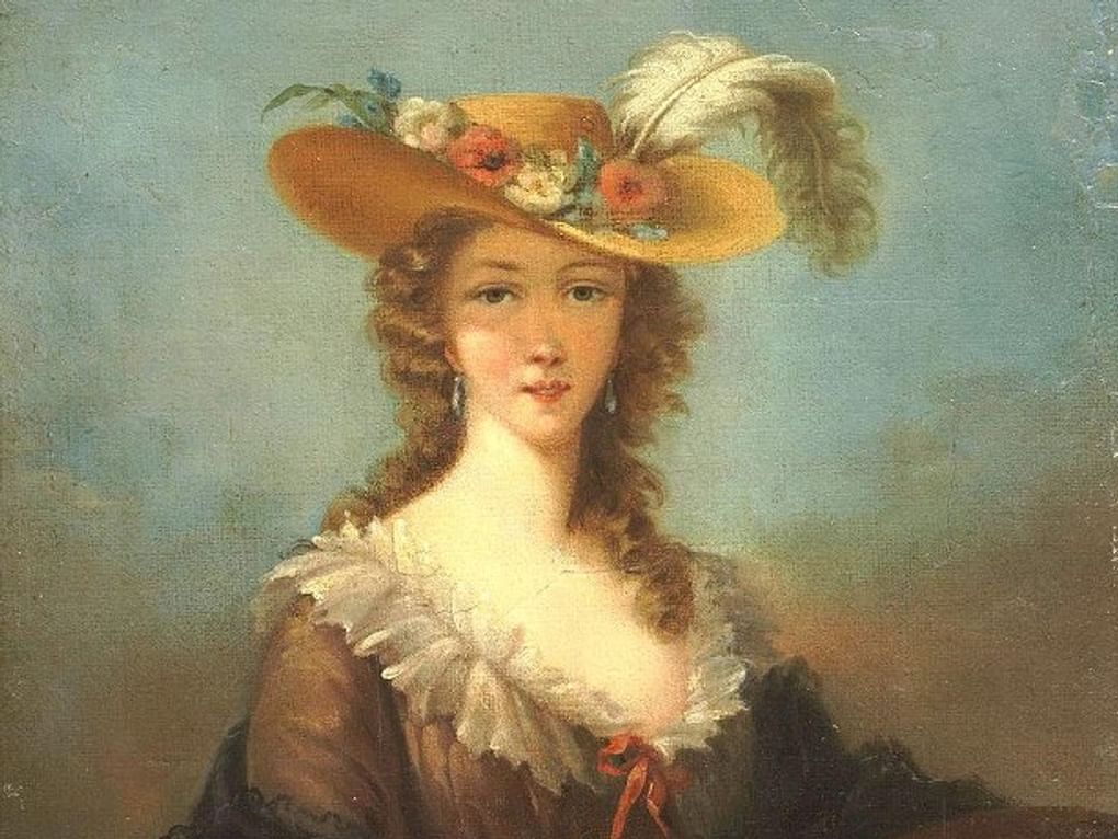 Элизабет Виже-Лебрен. Автопортрет (фрагмент). XIX. Государственный музей изобразительных искусств имени А.С. Пушкина, Москва