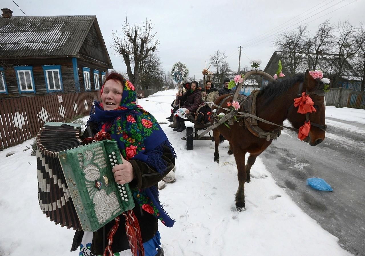 Рождество в деревне фото