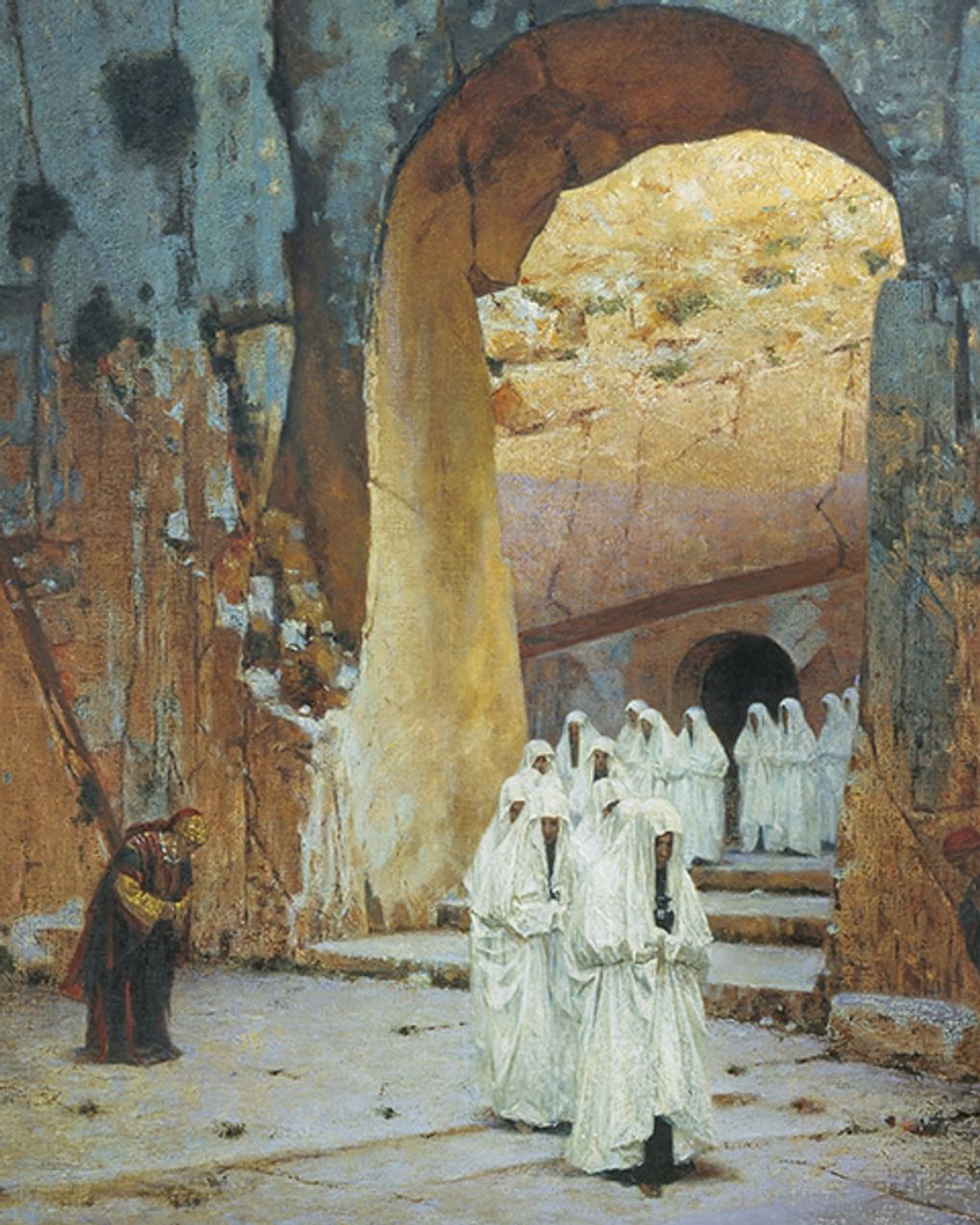 Василий Верещагин. В Иерусалиме. Царские гробницы (фрагмент). 1884–1885. Государственный Русский музей, Санкт-Петербург