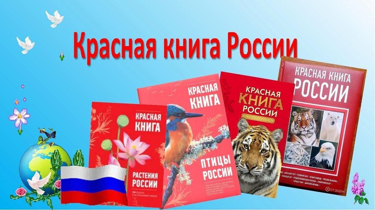 Красная книга рисунок для детей