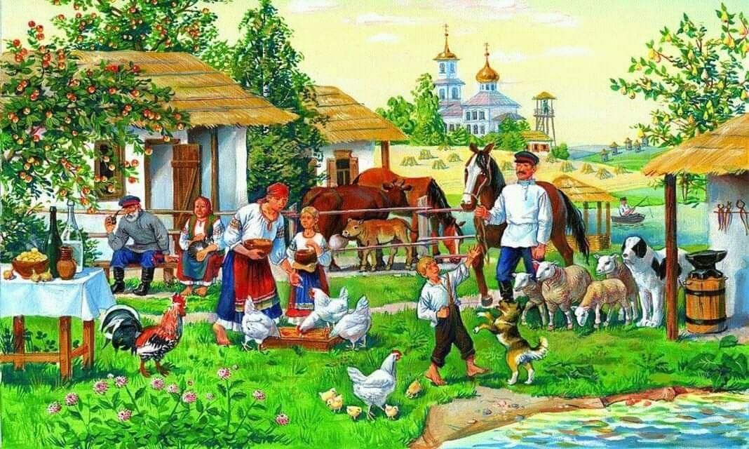 Казачья семья картинка