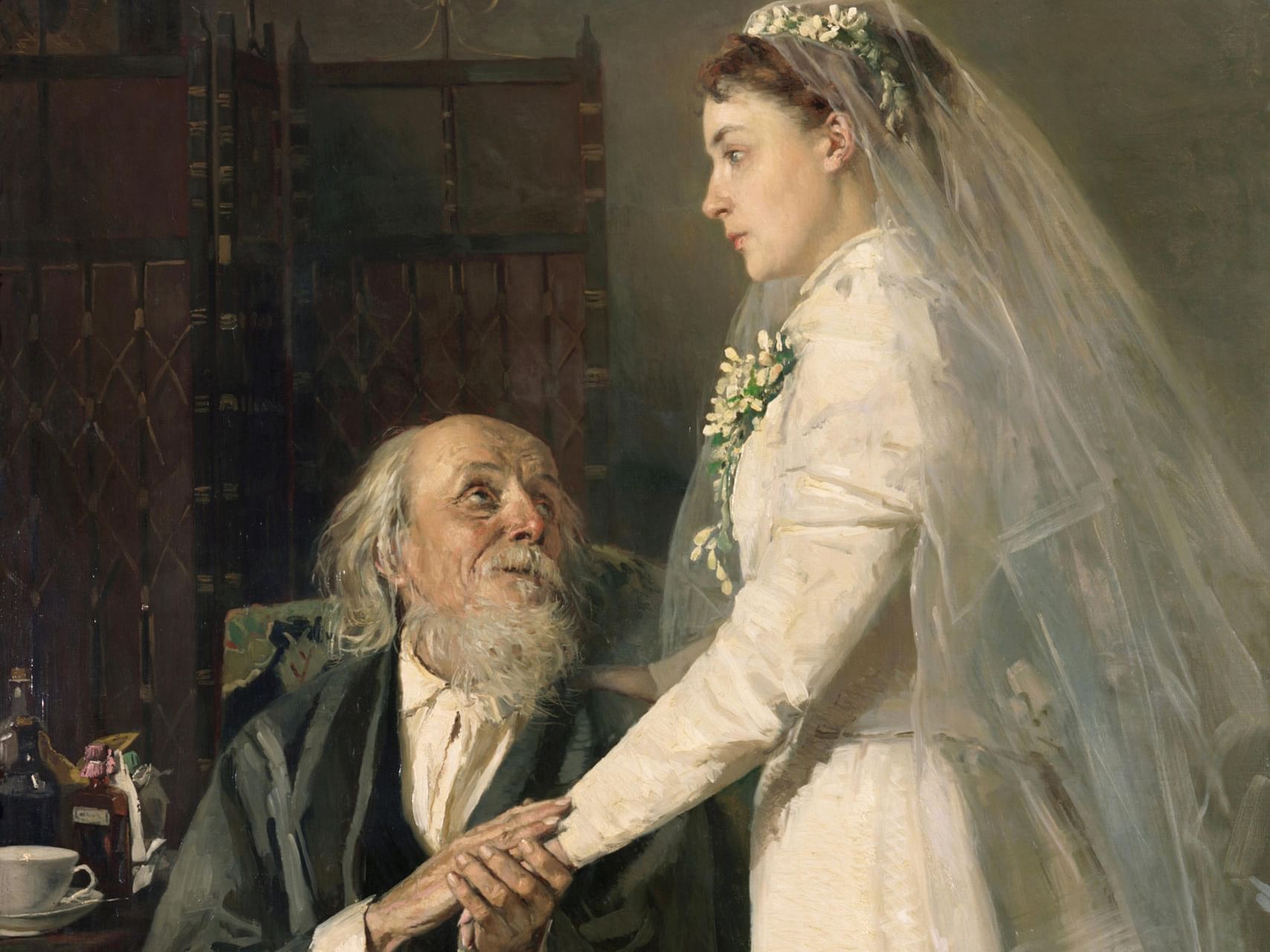 Брак с вдовой. Картина неравный брак мезальянс. Маковский к венцу.