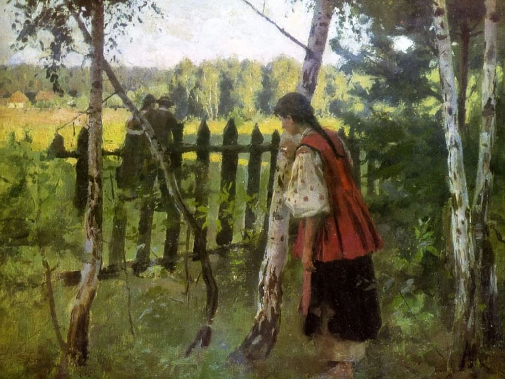 Николай Пимоненко. Ревность (фрагмент). 1901. Сумской областной художественный музей им. Н.Х. Онацкого, Сумы, Украина
