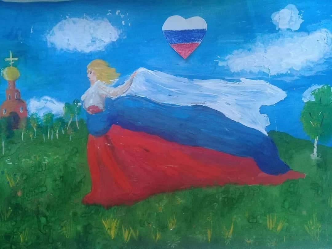 Нарисовать рисунок про россию