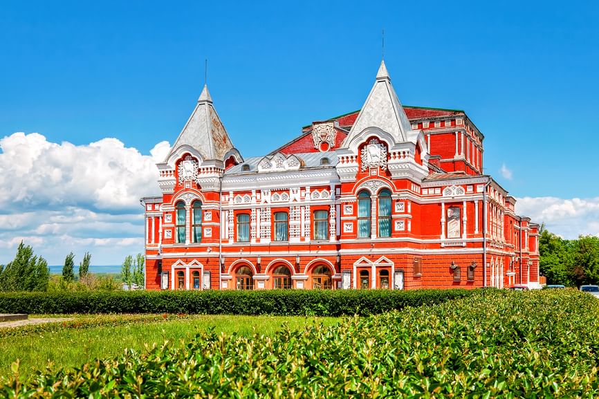 Академический театр драмы самара фото Тест: угадайте город по зданию театра